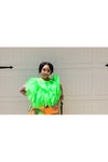 Limited less  Neon Green  Ruffle Top
