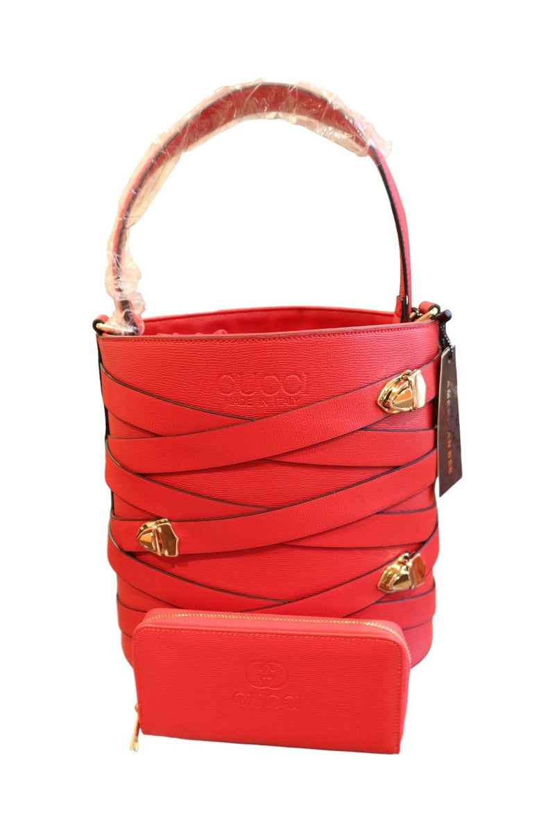Red Large Purse