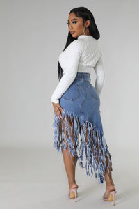 Bam-Asymmetrical Fridge skirt- Curvy
