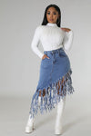 Bam-Asymmetrical Fridge skirt- Curvy