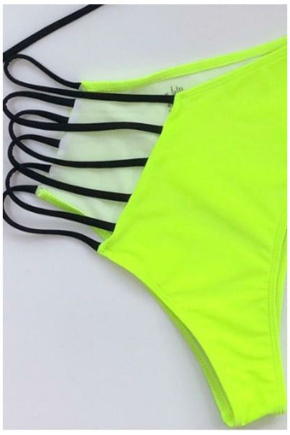New Swimsuit Lady Split Neon Bikini - 227 Boutique
