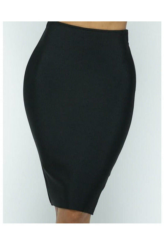 Bandage Black Skirt - with pockets - 227 Boutique