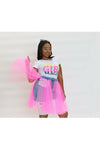 Pink Denim Skirt - Junior - 227 Boutique