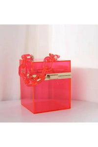 Clear Square hand Bags